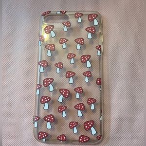 Clear and Mushroom IPhone 8+ Case